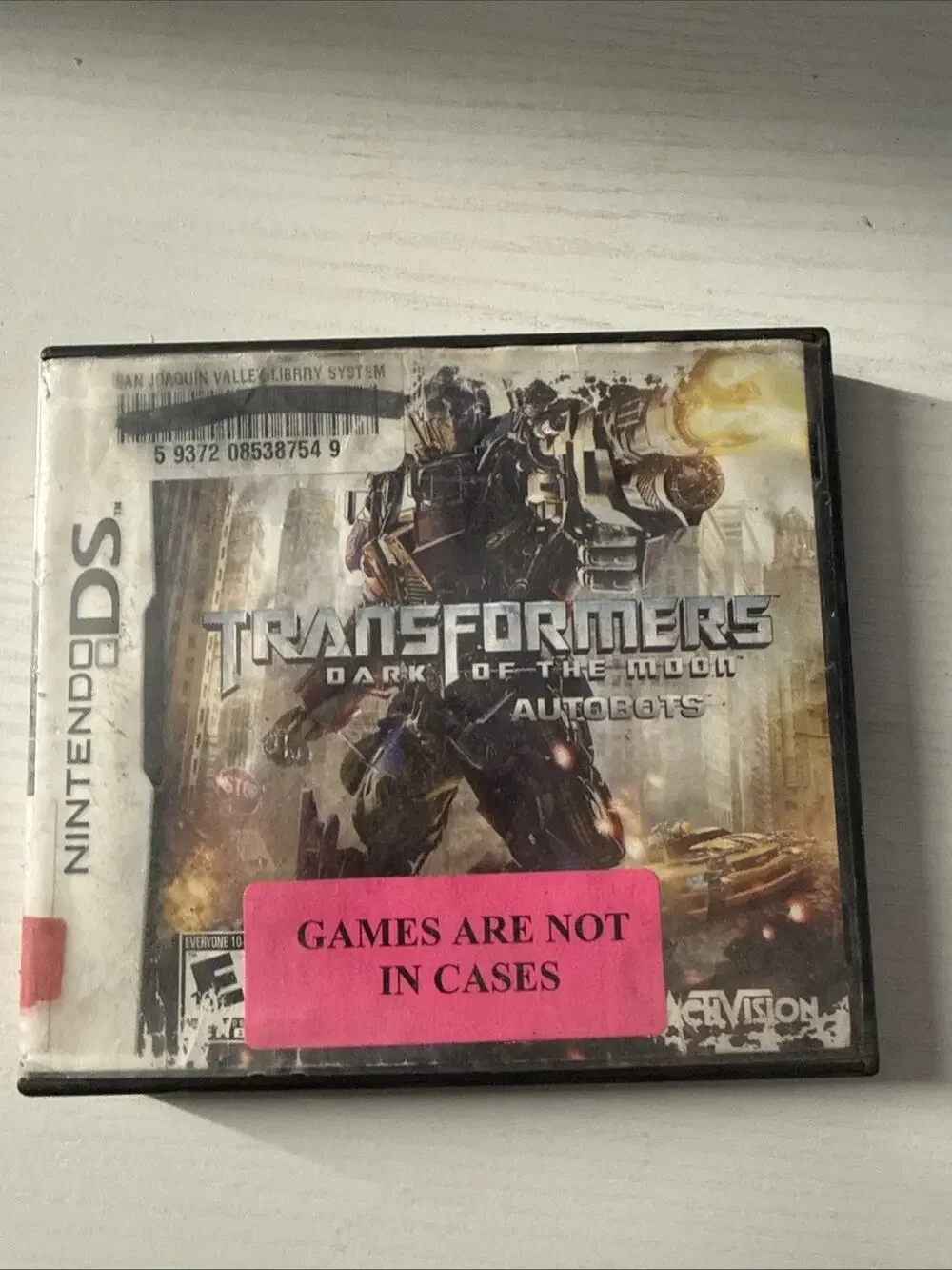 Transformers: Dark of the Moon - Autobots (Nintendo DS, 2011) MANUAL w/ Case